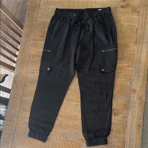 Women’s Black Cargo Jogger Pants